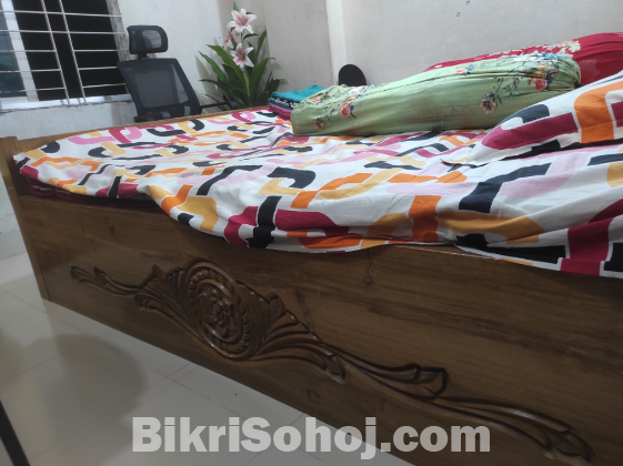 6x7.10 Feet Full Box khat akash moni wood